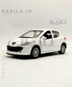 ماکت ماشین پژو 207 سفید